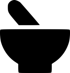 Medical Mortar Pestle Line Tracing Svg Vector, Free Vectors File